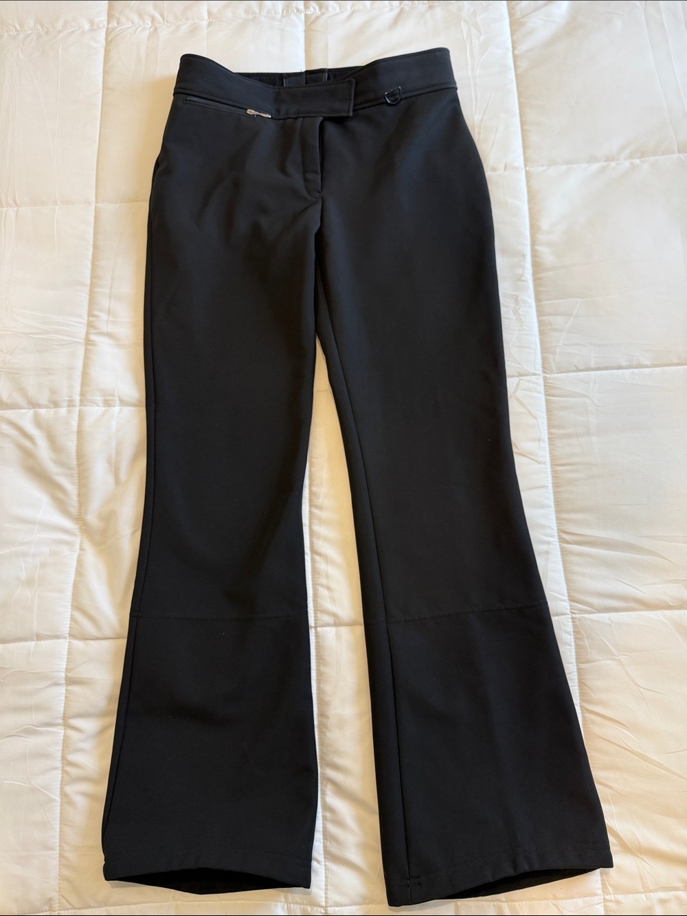 Obermeyer Black Boot-Cut Ski Pants Size 8L